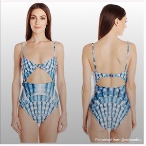 Mara Hoffman Kia One Piece Shells Marine